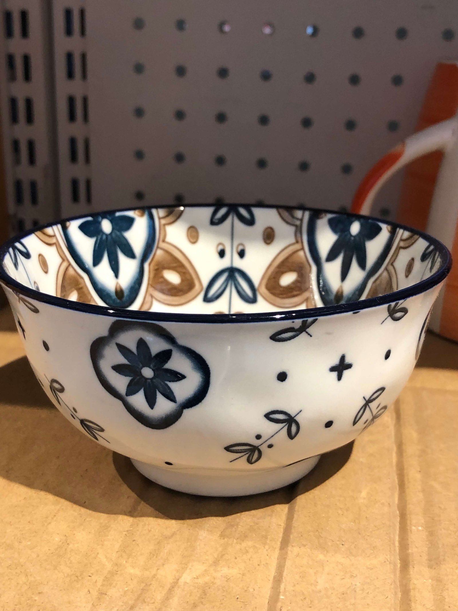 Elegant Floral Ceramic Bowl