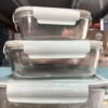 Meal Storage Containers 3 Set (Reusable Airtight Food Storage Containers)
