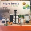 Mers Home 6-in-1 Juicer and Blender (Multifunction Heavy Duty Kitchen Blender Set)