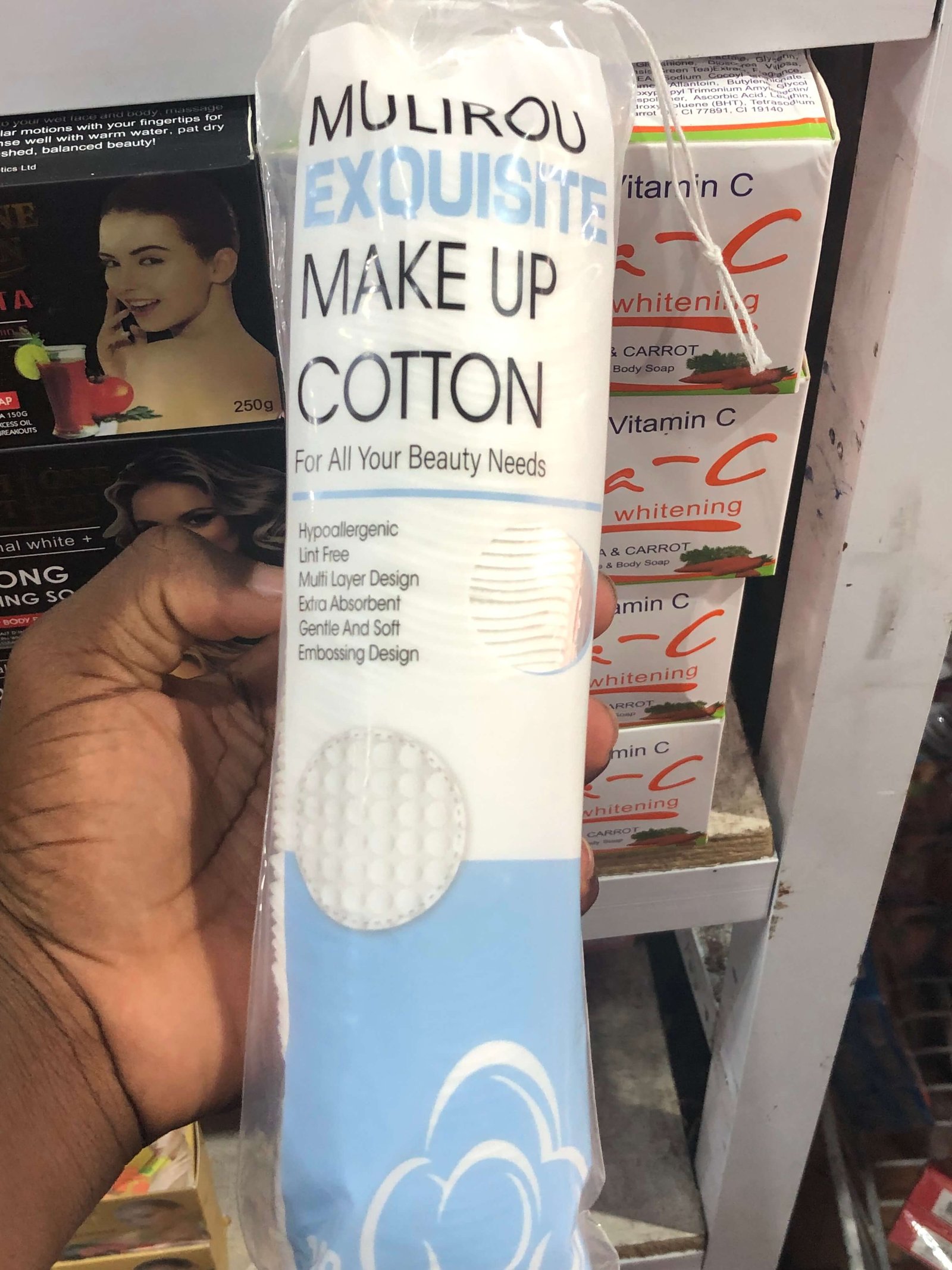 Mulirou Exquisite Make Up Cotton (Soft Facial Cleansing Cotton Pads)