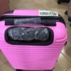Wantufuor Pink Hard Shell Carry-On Spinner Suitcase