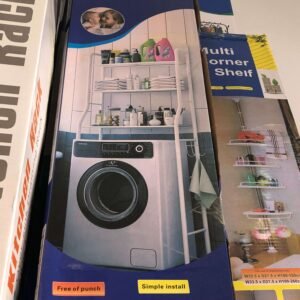 Heavy-Duty Washing Machine Storage Rack