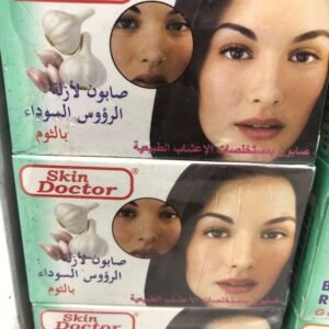Skin Doctor Blackheads Remover Garlic Soap (Deep Cleansing & Acne Care)