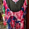 Women's African Traditional Batik Tie-Dye Kaftan Dress - Free Size Boubou (Multicolor)