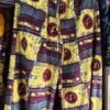 Unisex African Batik Print Wide-Leg Drawstring Pants