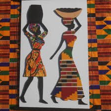 Authentic Handmade African Silhouette Wooden Wall Art – Woman with Traditional Water Pot